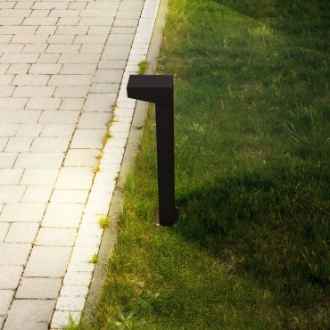 Nova Luce Rob - tuinpaal - 13 x 50 x 15 cm - 11W LED incl. - IP65 - zandzwart