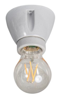 ETH Vintage Straight - plafondlamp - 6,3 x 7,5 cm - betongrijs