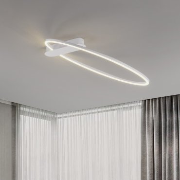 Nova Luce Kiklos - plafondlamp - Ø 64 x 30 cm - 30W dimbare LED incl. - zandwit