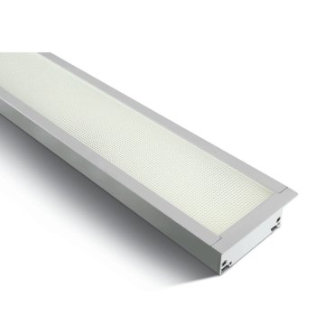 ONE Light UGR19 Recessed LED Linear Profiles - inbouw plafondverlichting - 121 x 8 x 5,5 cm - 40W LED incl. - wit - witte lichtkleur