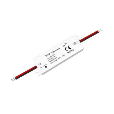 Lichtkoning - enkele kleur mini RF controller - 6 x 1,4 x 0,4 cm - 60W tot 120W max.