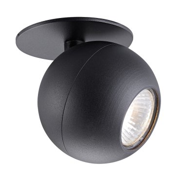 Zuma Line Buell  - spot met opbouw- en inbouwrozet- 17 x 11 cm - zwart