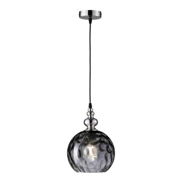 Fischer &amp; Honsel Uller - hanglamp - Ø 20 x 140 cm - zwart