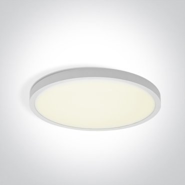 ONE Light Plafo - plafondverlichting - Ø 30 x 2,5 cm - 24W LED incl. - wit