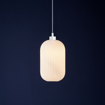 Nordlux Milford 20 - hanglamp - Ø 20 x 333,5 cm - opaal wit