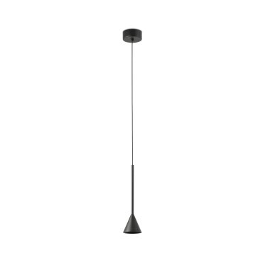 Faro Anna - hanglamp - Ø 7,2 x 26,6 cm - 4W LED incl. - zwart