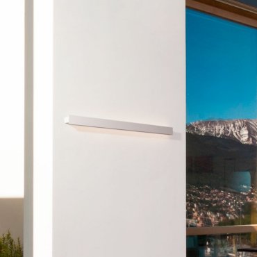 Nova Luce Path - buiten wandverlichting - 4,7 x 100 x 6 cm - 19W LED incl. - IP65 - zandwit