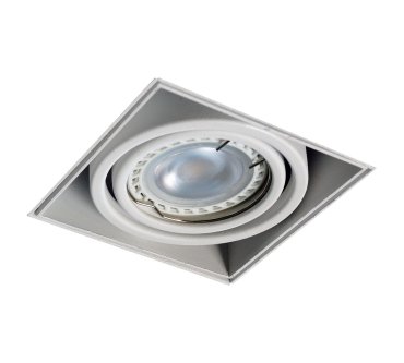 Zuma Line Oneon DL50-1 - inbouwspot met instelbare opbouwhoogte - 88 x 88 mm, 89 x 89 mm inbouwmaat - wit