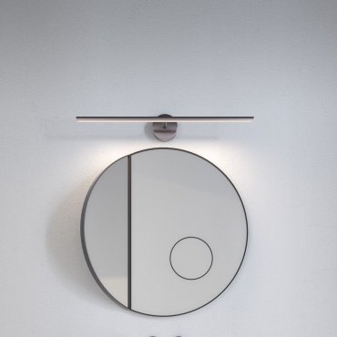 Nordlux Ip S13 60 - wandlamp - 60,3 x 9 x 11,8 cm - 7,2W LED incl. - IP44 - geborsteld staal