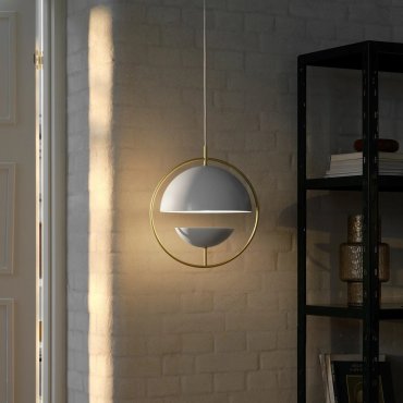 Nordlux Tavia - hanglamp - Ø 33 x 237 cm - wit