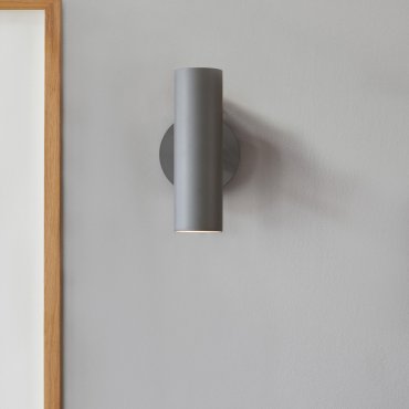 Design for the People Mib 6 - wandverlichting met schakelaar - 10 x 17,1 x 20 cm - grijs