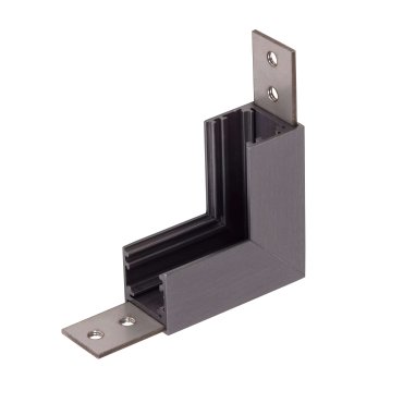 Lucide Linial - magnetisch railsysteem - vertikaal hoekprofiel - 6,7 x 1,9 x 6,7 cm - zwart mat chroom