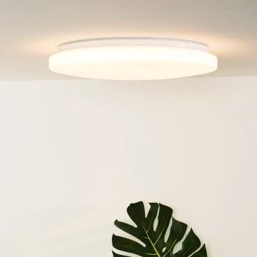 Lucide Otis - plafondverlichting - Ø 39 x 39 x 6,5 cm - 32W LED incl.  - opaal