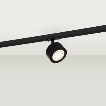 Nordlux Link Clyde - spot op rail - Ø 8,5 x 10,5 cm - 3 stappen dimmer - 4W LED incl. - 2700K - zwart