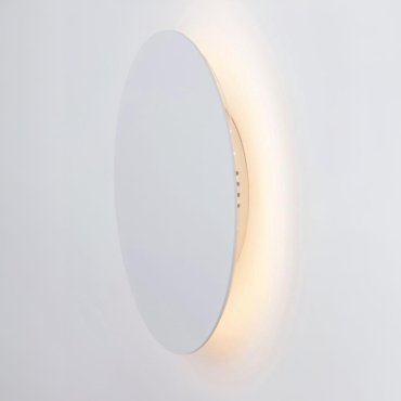 Nova Luce Cyrcle - wandlamp - Ø 22 x 3,2 cm - 12W LED incl. - zandwit