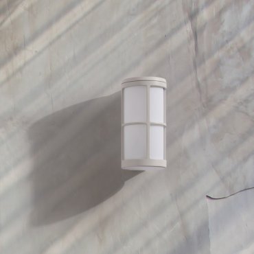 Nova Luce Stone - buiten wandverlichting - Ø 12 x 23 x 15 cm - IP54 - zandwit