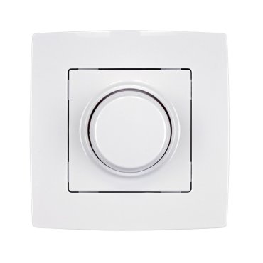 Elmark City - LED enkelpolige draaiknopdimmer - 3 tot 300 watt LED - wit