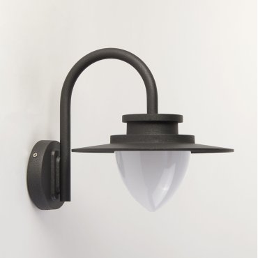 Searchlight Texas - buiten wandlamp - 24 x 25 cm - 8W LED incl. - IP54 - zwart