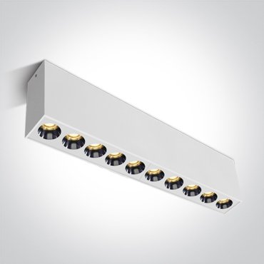 ONE Light Dark Light Ceiling Lights - plafondverlichting - 27,3 x 3,7 x 8,3 cm - 24W LED incl. - wit
