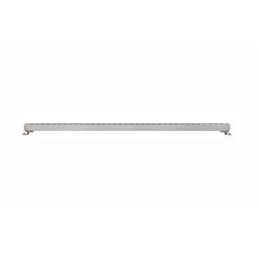 Nova Luce Wall Washer - 100 x 2,5 x 3,5 cm - 15W LED incl. - IP67 - satijn nikkel
