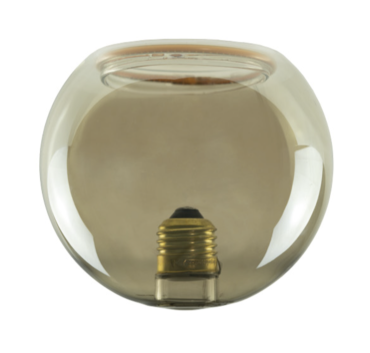 Segula LED lamp - Floating Globe Inside - Ø 12,5 x 11,5 cm - E27 - 5,2W dimbaar - 1900K - gerookt