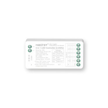 KLUS LED-controller MONO, CCT, RGB, RGBW, RGBW+CCT - 5-in-1 - 12 tot 48V - 288W