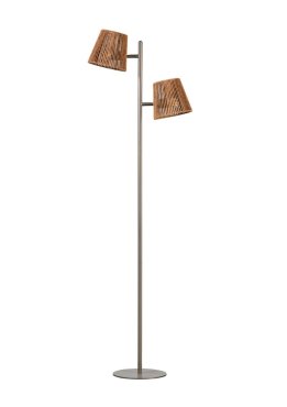 ETH Daan - vloerlamp - Ø 24,5 x 155 cm - bruin