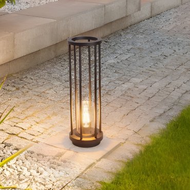 Nova Luce Elysium - tuinpaal - Ø 16 x 50 cm - IP65 - donker antraciet