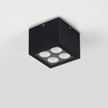 Nova Luce Jax - buiten plafondverlichting - 8 x 6,5 x 8 cm - 8W LED incl. - IP54 - donker antraciet