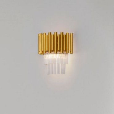 Nova Luce Magnolia - wandlamp - 24 x 16,3 x 26,5 cm - goud