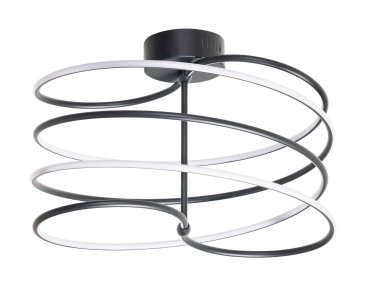 ETH Slinger - plafondlamp - Ø 52 x 29,2 cm - 3 stappen dimbaar - 40W LED incl. - zwart