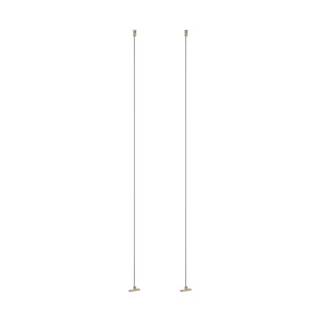 Lucide Linial - magnetisch railsysteem - ophangkabelset - 5 x 1,4 x 200 cm - champagne