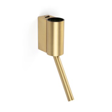 Faro Dante - wandverlichting met leeslampje - 24 x 5 x 8 cm - 5W+3W LED incl. - goud