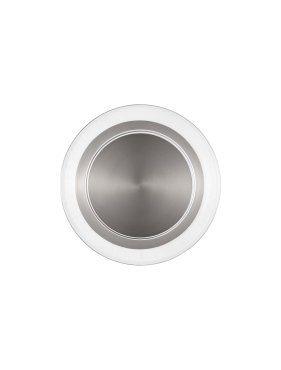 Nova Luce Airida - wandlamp - Ø 17 x 6 cm - 8W LED incl. - zwart nikkel