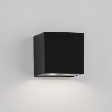 Nova Luce Rob - buiten wandverlichting - 12 x 12 x 12 cm - 11W LED incl. - IP54 - zandzwart