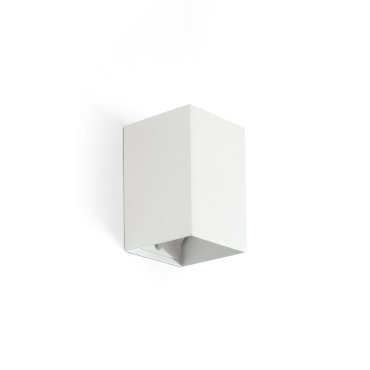 Faro Lune - wandlamp - 8 x 10 x 6,5 cm - wit