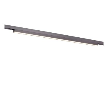 Lucide Linial Glyxx - magnetisch railsysteem - railspot - 60,2 x 1,9 x 2,7 cm - 20W LED incl. - dimfunctie en instelbare lichtkleur via app - zwart mat chroom