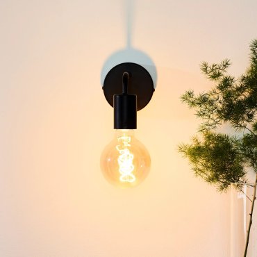 Lucide Scott - wandverlichting - 20 x 5 x 12 cm - zwart