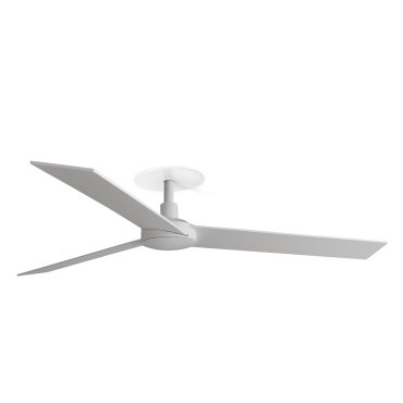 Faro Rudder L - plafondventilator met inbouwrozet - Ø 132 cm - mat wit en essen