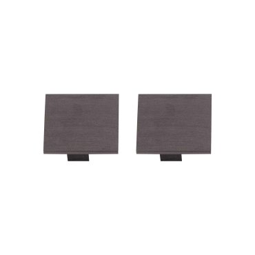 Lucide Linial - magnetisch railsysteem - set van 2 eindkappen - zwart mat chroom