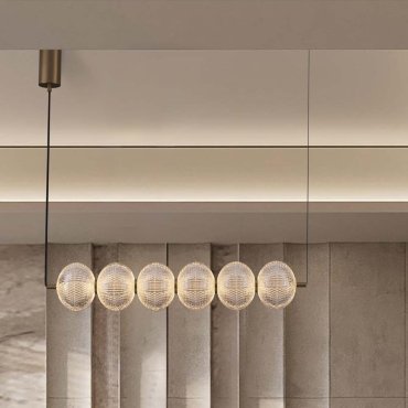 Nova Luce Klelia - hanglamp - 85 x 120 x 15 cm - 34W dimbare LED incl. - messing goud