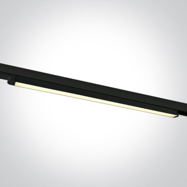 ONE Light LED Linear Track Light - 3-fase railsysteem - 121 x 3 x 3 cm - 25W LED incl. - zwart - instelbare lichtkleur