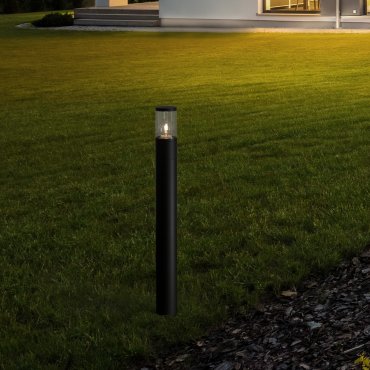 Nova Luce Cetera - tuinpaal - Ø 9 x 90 cm - IP54 - donker antraciet