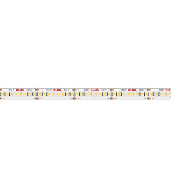 KLUS LED strip - 1cm breed, 500cm lengte - 24Vdc - dimbaar - 14,4W LED per meter - 240 LEDs per meter - IP20