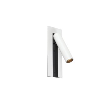 Faro Gabo - bedlamp met usb poort - 8 x 18,5 x 6,9 cm - 4,5W LED incl. - wit