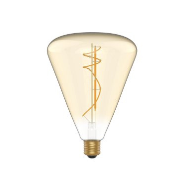 Daylight Italia LED lamp Cone - Ø 14 x 20 cm - E27 - 8,5W dimbaar - 2200K - amber