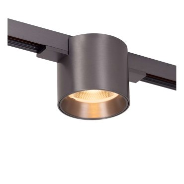 Lucide Linial Lux - magnetisch railsysteem - railspot - Ø 7 x 6 cm - 8W LED incl. - dimfunctie en instelbare lichtkleur via app - zwart mat chroom