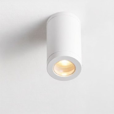 Nova Luce Spot - buiten plafondverlichting - Ø 7,6 x 14 cm - IP54 - zandwit