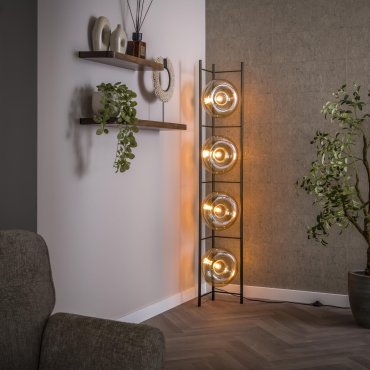 Vico Soll - vloerlamp - 33 x 168 cm - amber