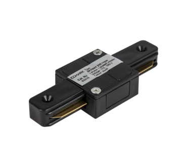 Elmark rail accessoires - I connector - 1 fase railsysteem - zwart